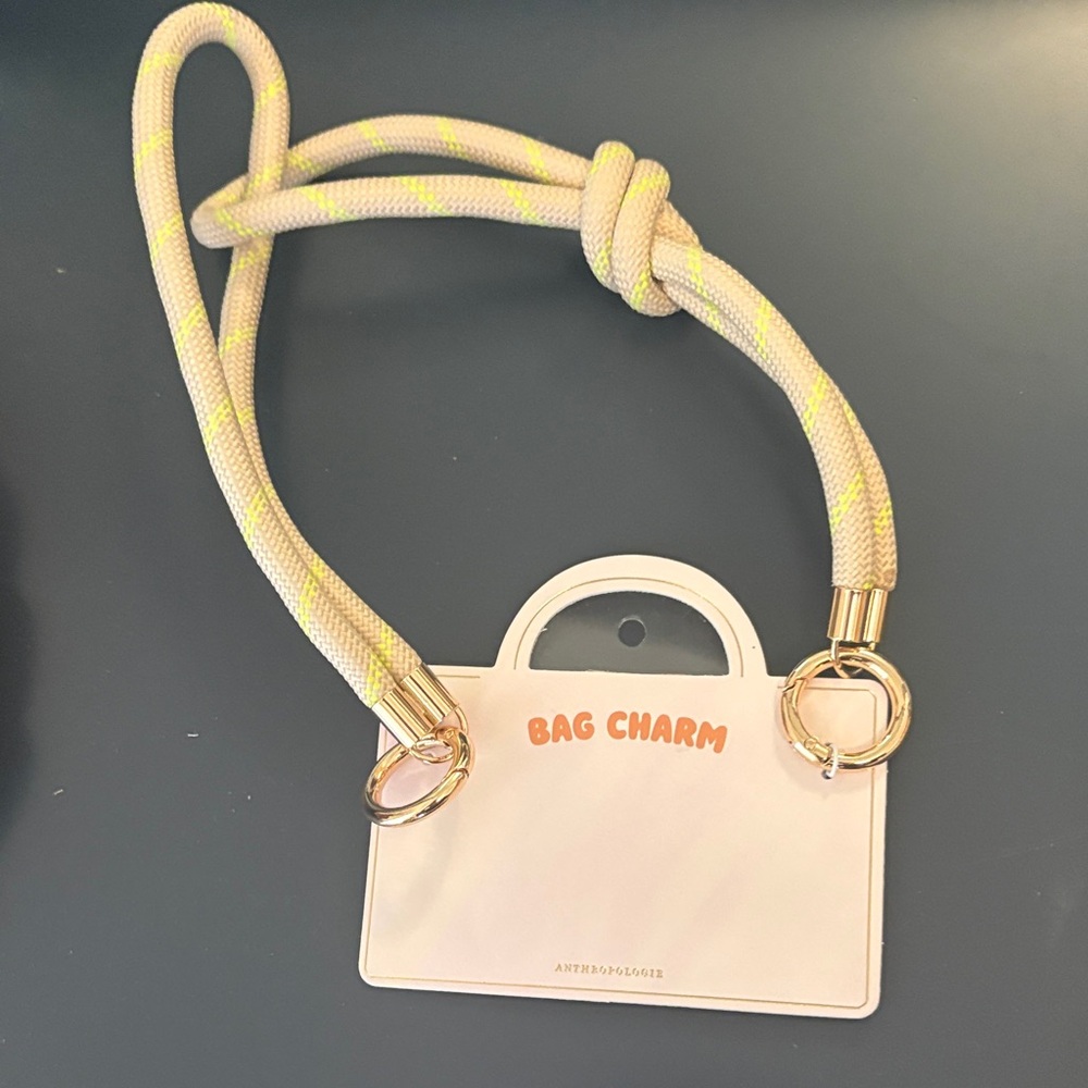 Anthropologie bag charm
